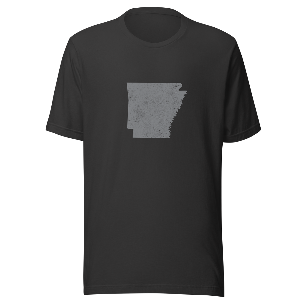 Arkansas State Distressed Design Unisex T-Shirt Bella Canvas Natural State Tee
