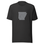 Arkansas State Distressed Design Unisex T-Shirt Bella Canvas Natural State Tee