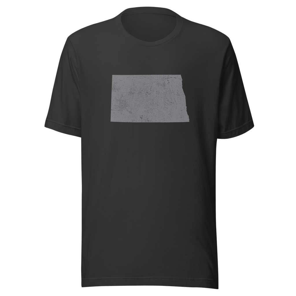 North Dakota State Distressed Design Unisex T-Shirt Bella Canvas Peace Garden State Tee