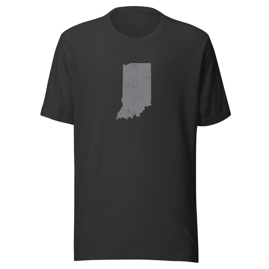 Indiana State Distressed Design Unisex T-Shirt Bella Canvas Hoosier State Tee