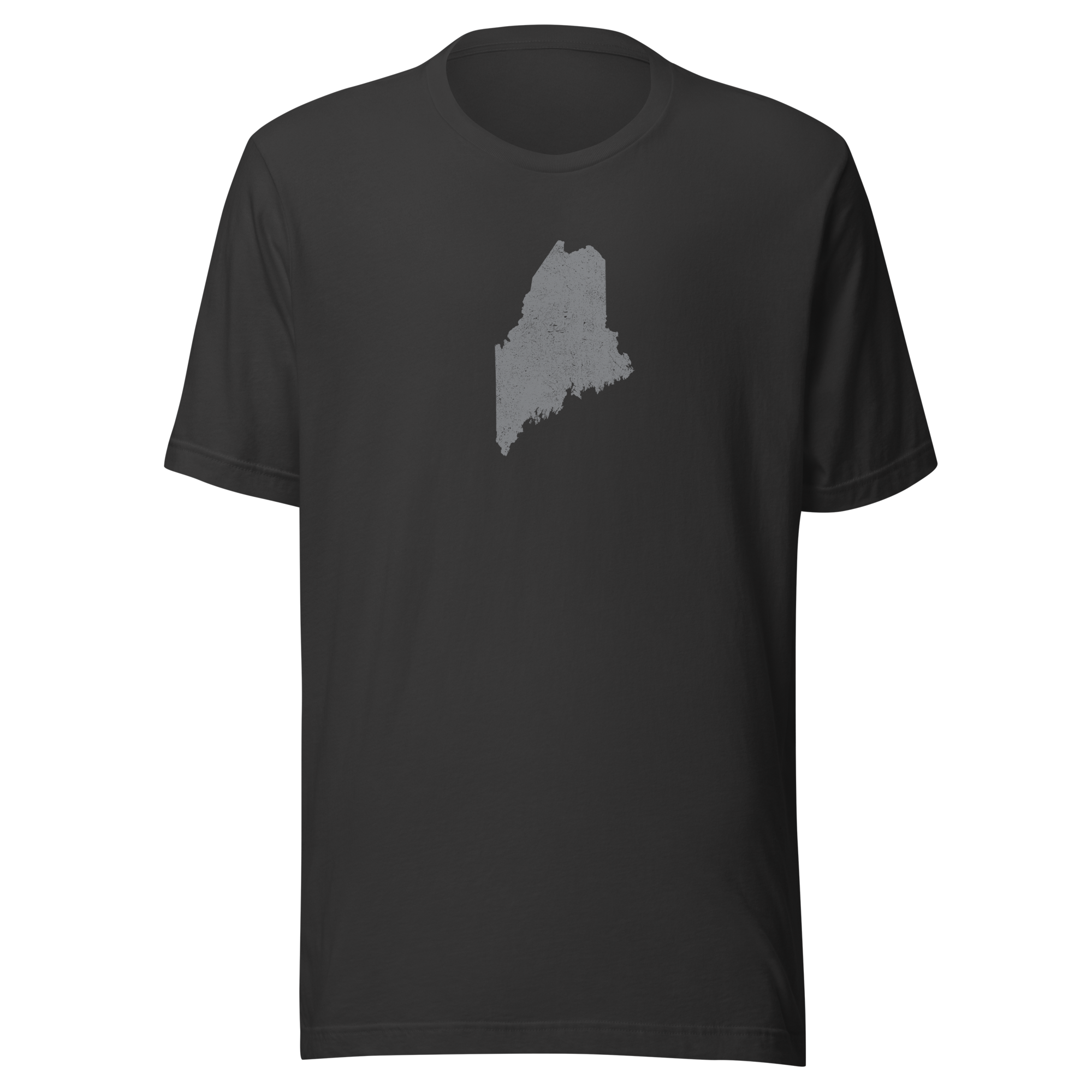Maine State Distressed Design Unisex T-Shirt Bella Canvas Pine Tree State Tee