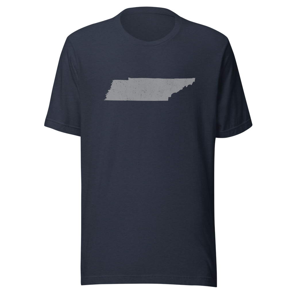 Tennessee State Distressed Design Unisex T-Shirt Bella Canvas Volunteer State Tee