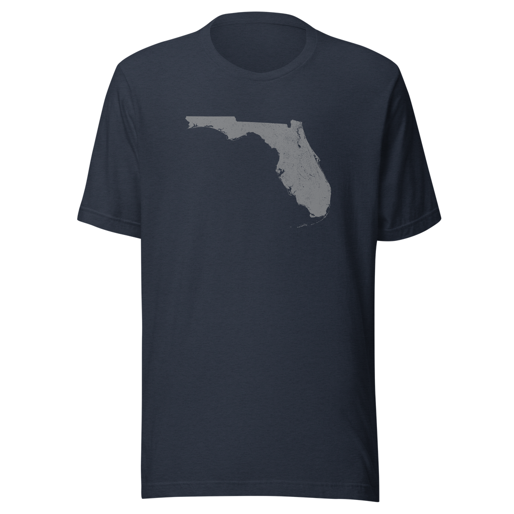 Florida State Distressed Design Unisex T-Shirt Bella Canvas Sunshine State Tee