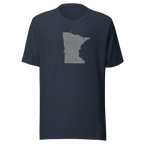 Minnesota State Distressed Design Unisex T-Shirt Bella Canvas North Star State Tee