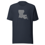 Louisiana State Distressed Design Unisex T-Shirt Bella Canvas Pelican State Tee