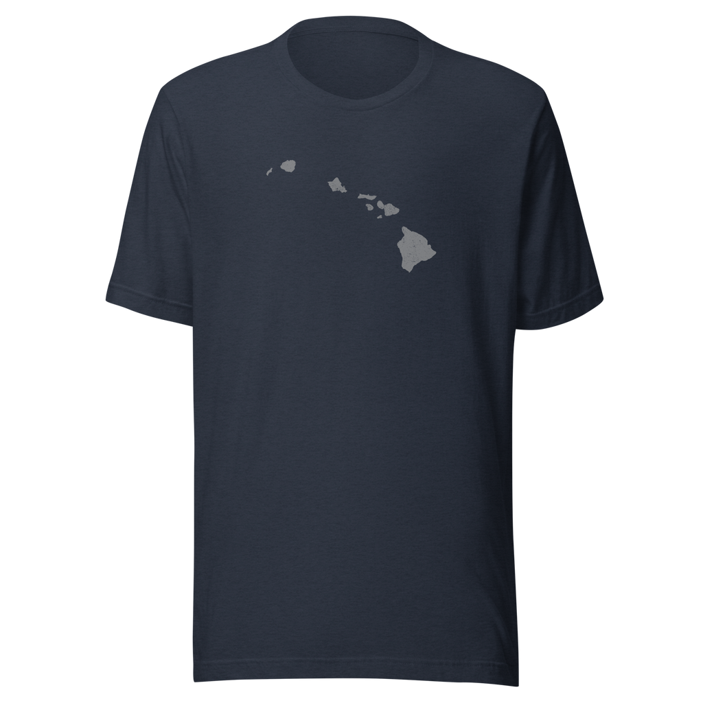 Hawaii State Distressed Design Unisex T-Shirt Bella Canvas Aloha State Tee