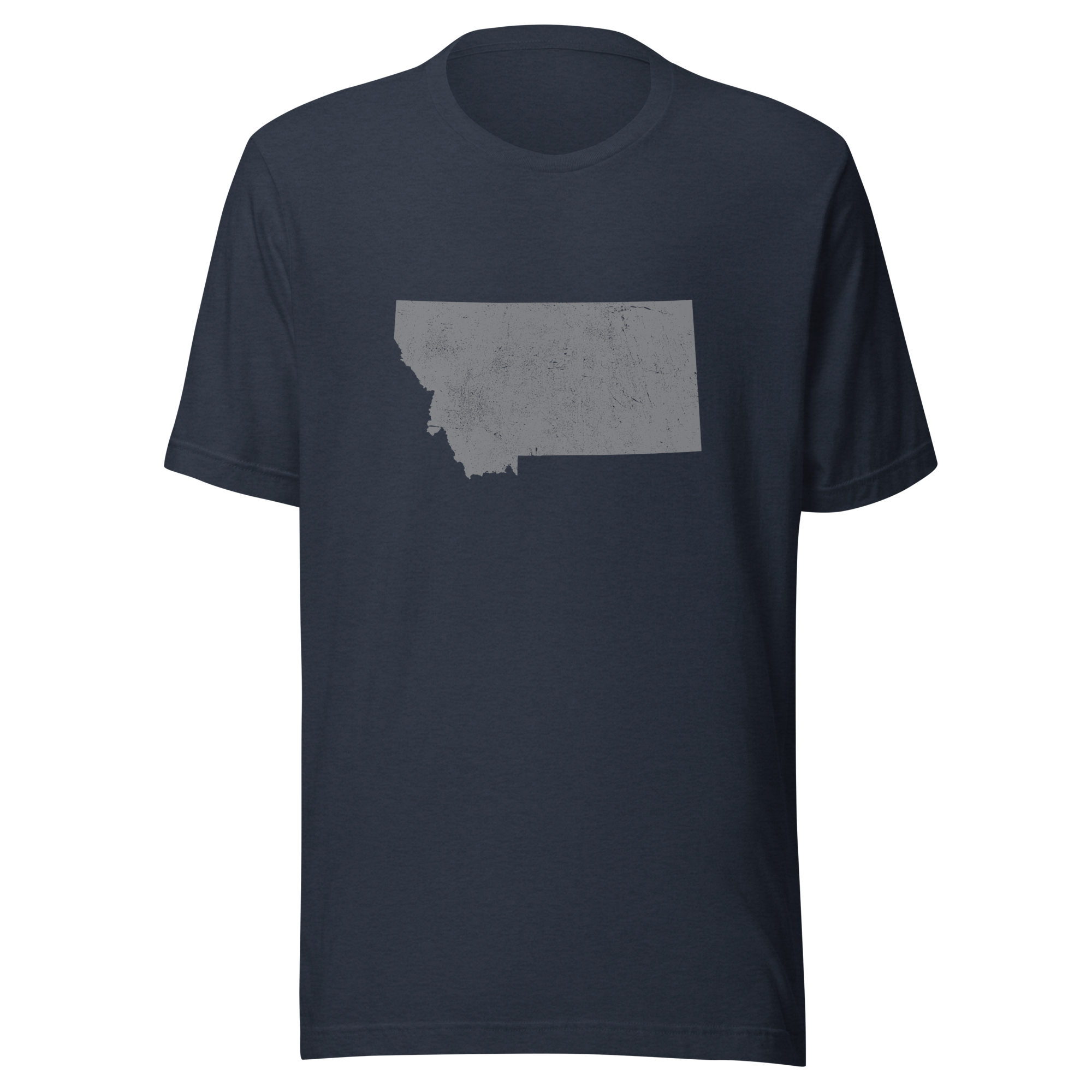 Montana State Distressed Design Unisex T-Shirt Bella Canvas Treasure State Tee