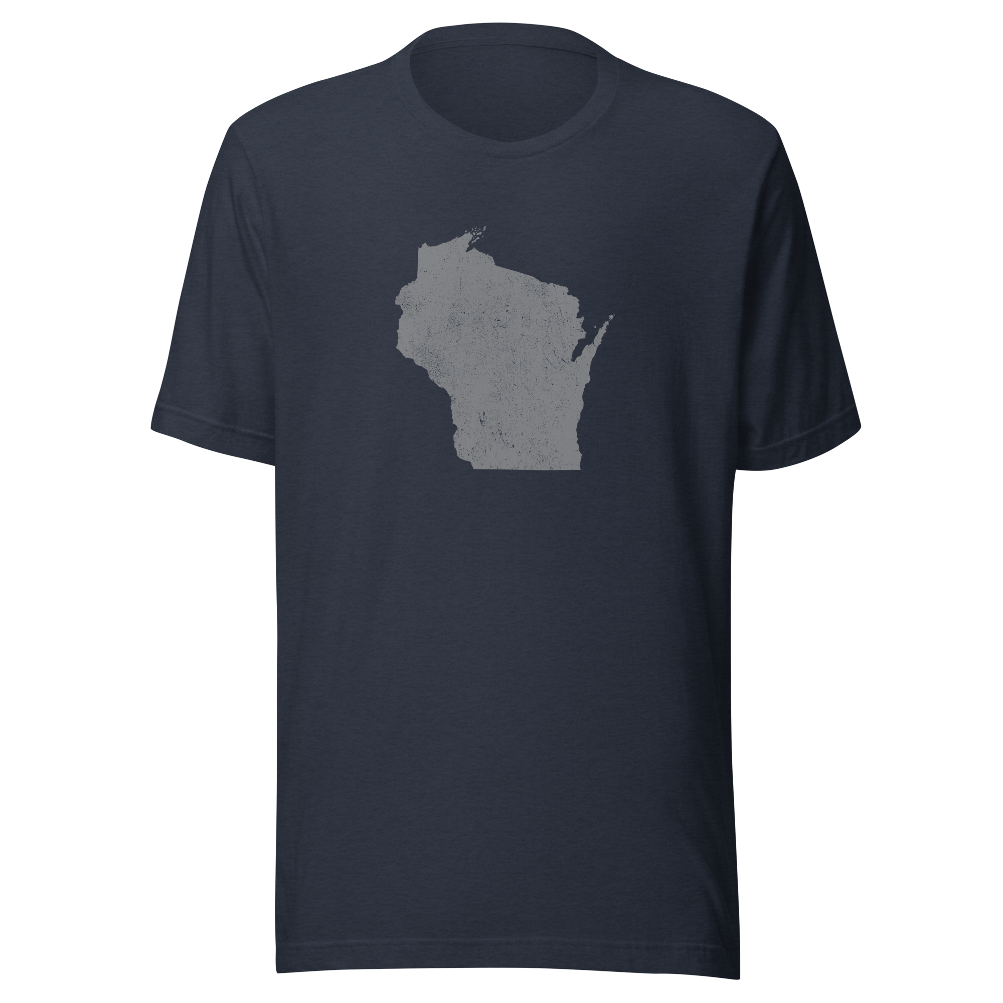Wisconsin State Distressed Design Unisex T-Shirt Bella Canvas Badger State Tee