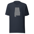 Alabama State Distressed Design Unisex T-Shirt Bella Canvas Heart of Dixie Tee