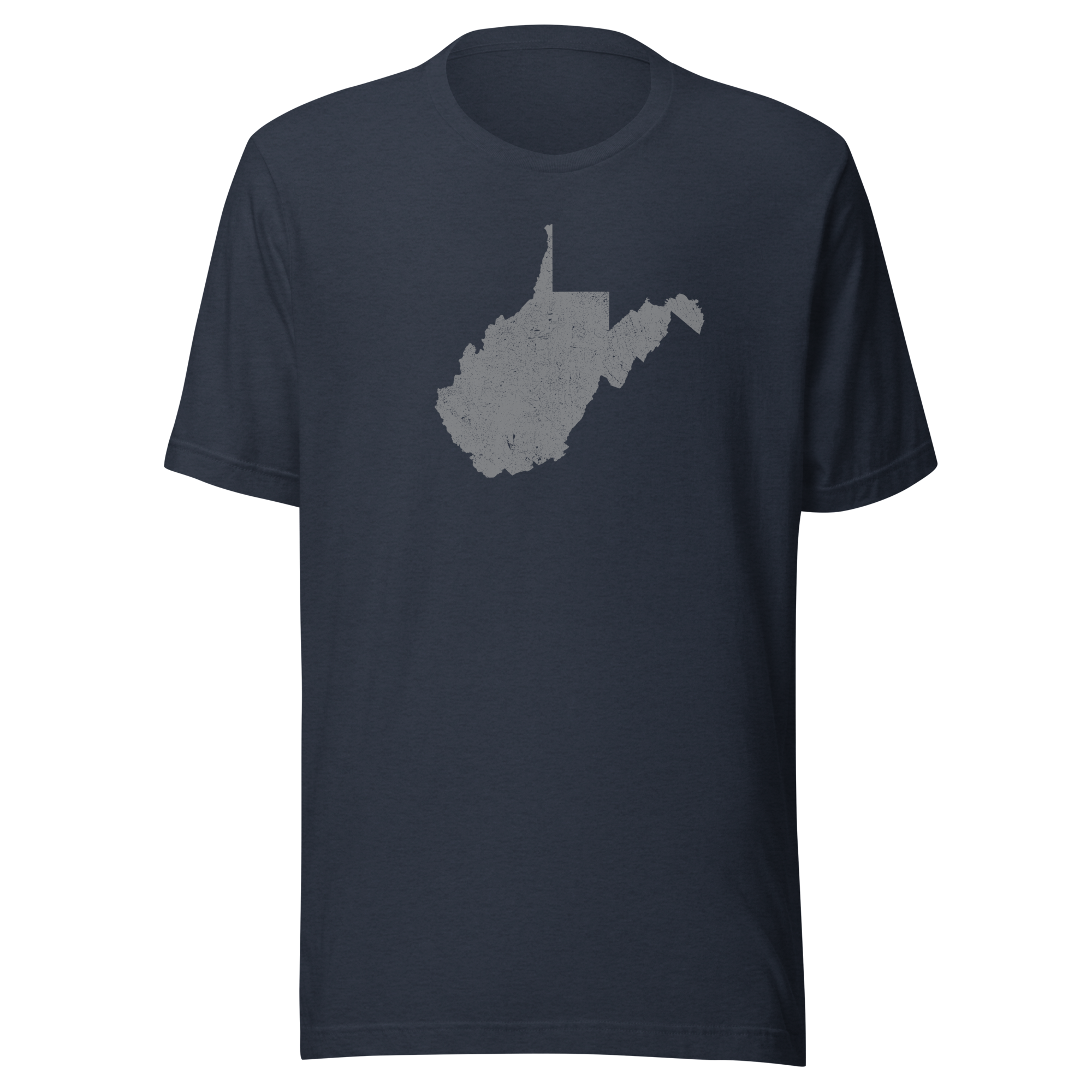 West Virginia State Distressed Design Unisex T-Shirt Bella Canvas Mountain State Tee
