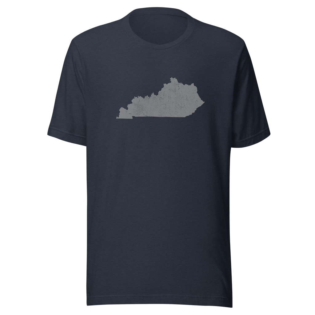 Kentucky State Distressed Design Unisex T-Shirt Bella Canvas Bluegrass State Tee
