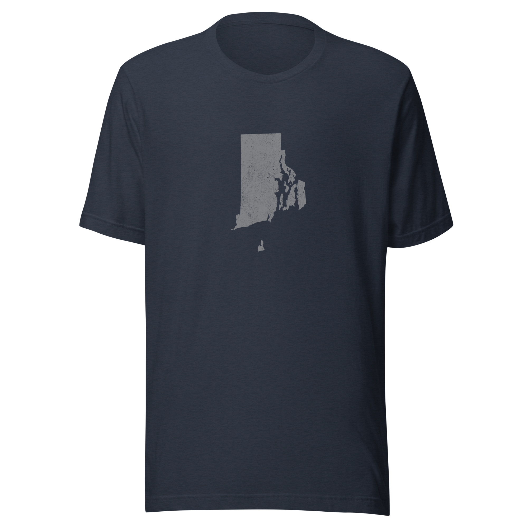 Rhode Island State Distressed Design Unisex T-Shirt Bella Canvas Ocean State Tee