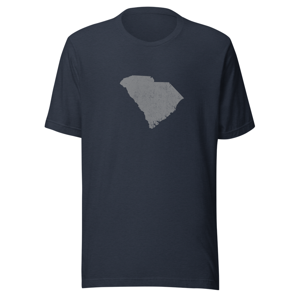 South Carolina State Distressed Design Unisex T-Shirt Bella Canvas Palmetto State Tee