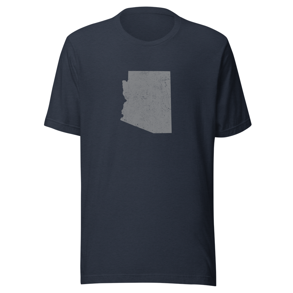 Arizona State Distressed Design Unisex T-Shirt Bella Canvas Grand Canyon State Tee
