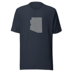 Arizona State Distressed Design Unisex T-Shirt Bella Canvas Grand Canyon State Tee