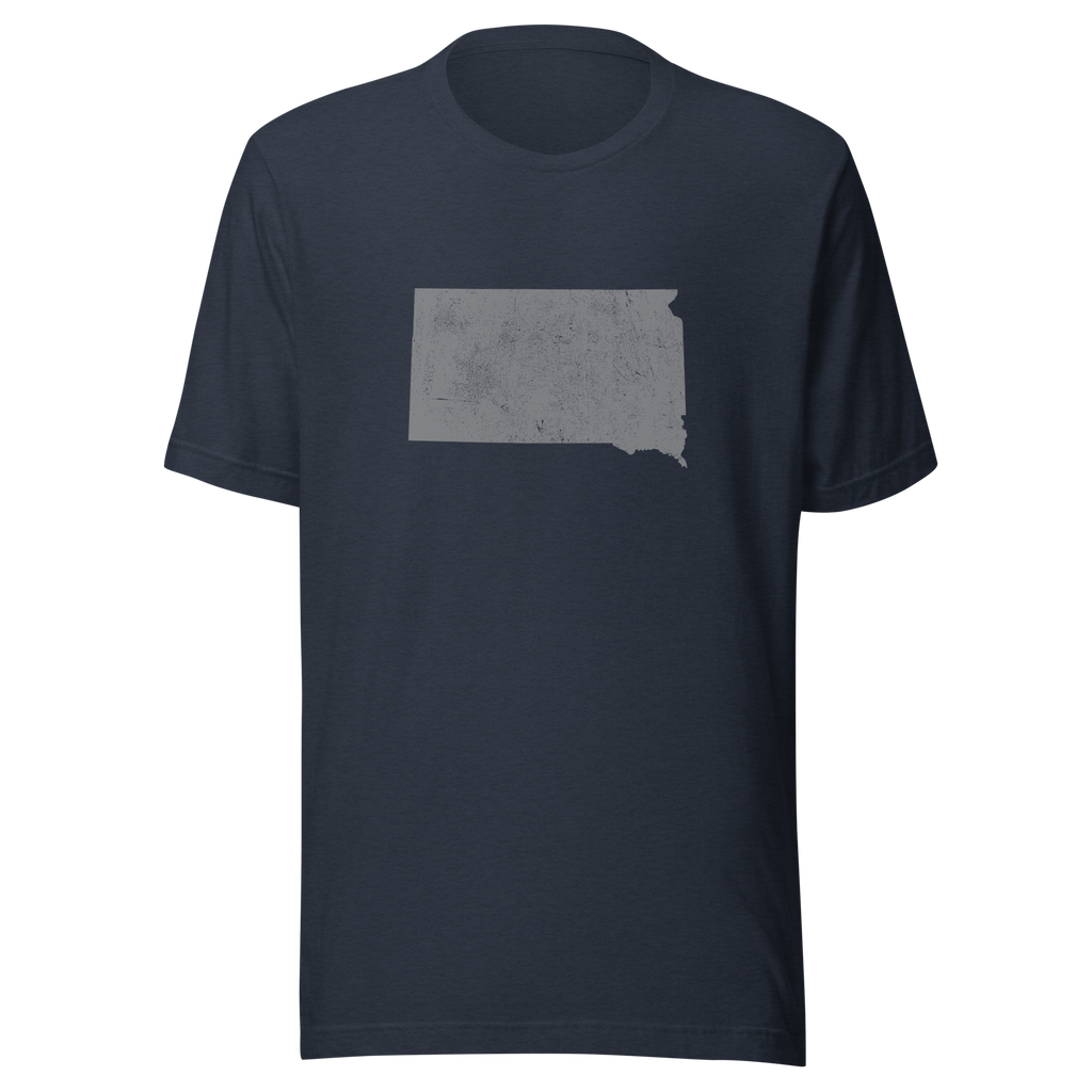 South Dakota State Distressed Design Unisex T-Shirt Bella Canvas Mount Rushmore State Tee