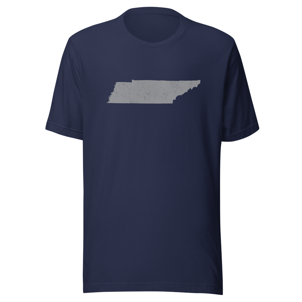 Tennessee State Distressed Design Unisex T-Shirt Bella Canvas Volunteer State Tee