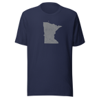 Minnesota State Distressed Design Unisex T-Shirt Bella Canvas North Star State Tee