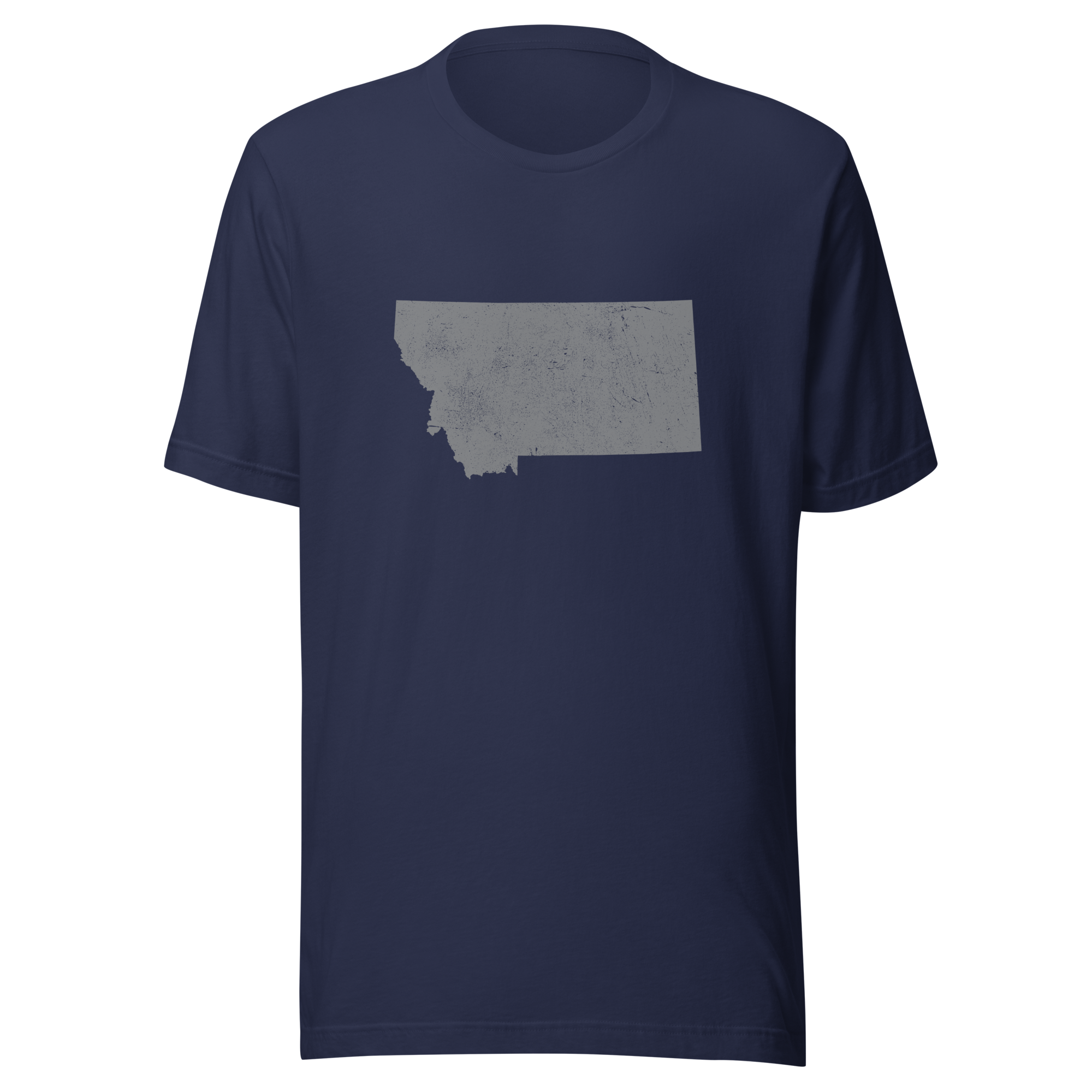 Montana State Distressed Design Unisex T-Shirt Bella Canvas Treasure State Tee