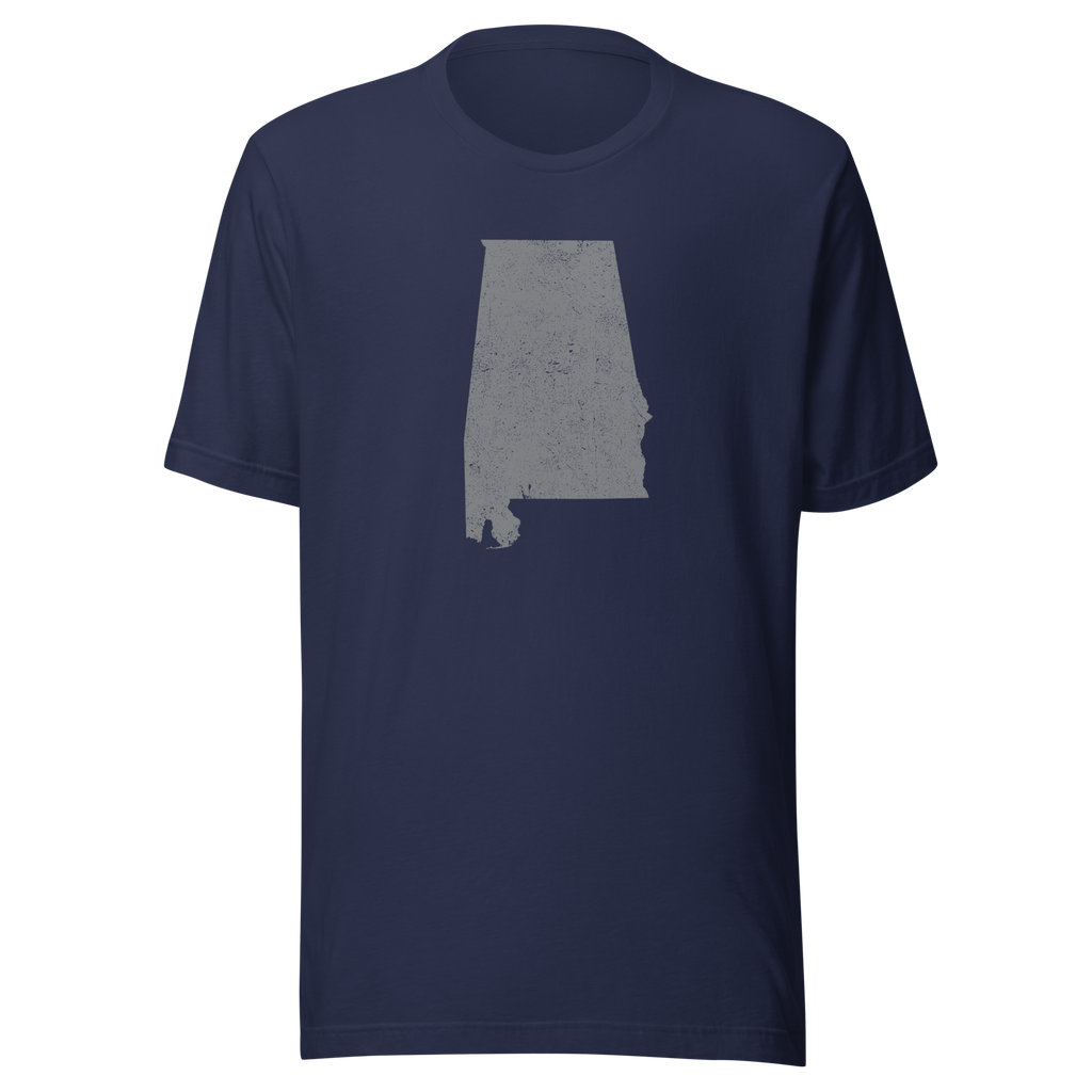 Alabama State Distressed Design Unisex T-Shirt Bella Canvas Heart of Dixie Tee