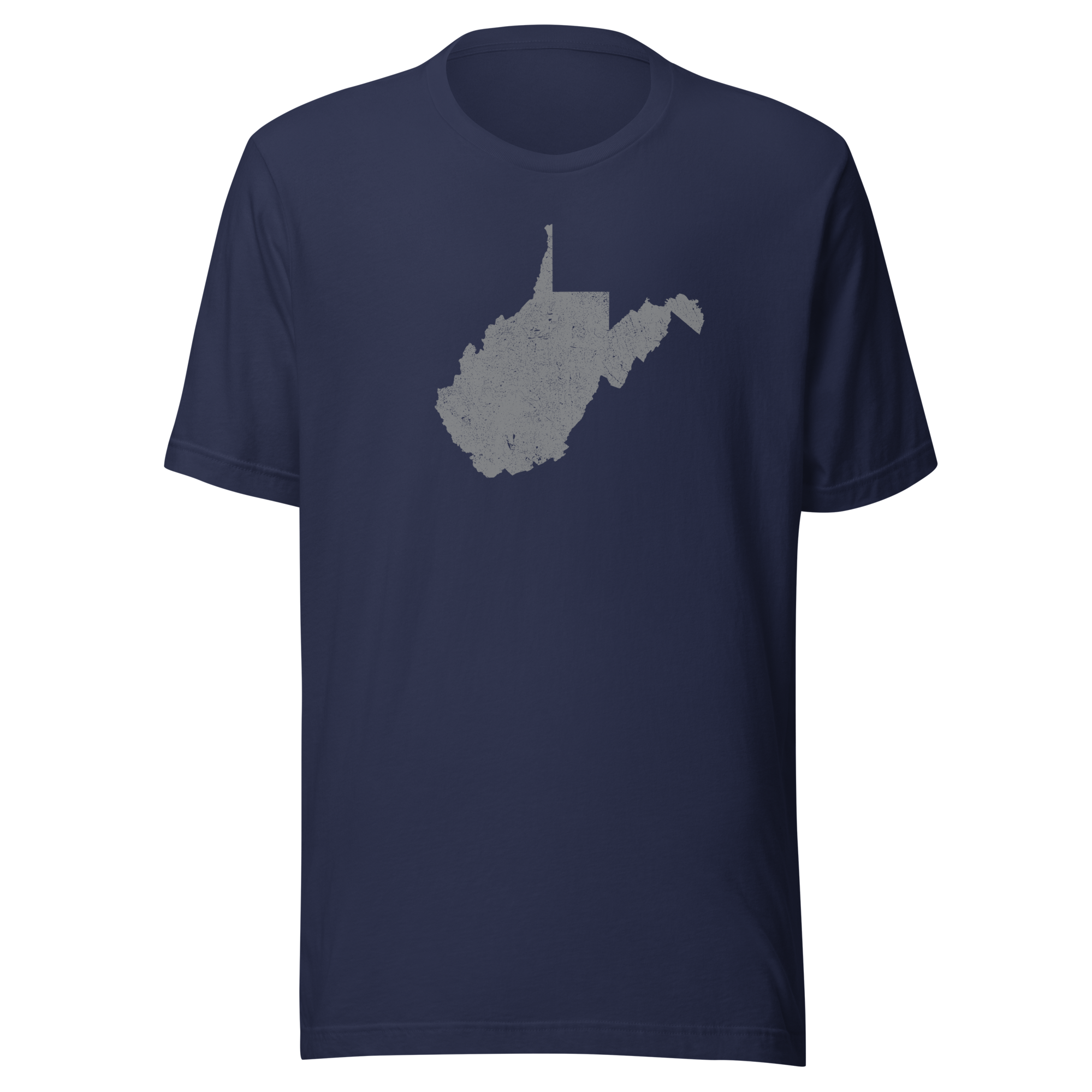 West Virginia State Distressed Design Unisex T-Shirt Bella Canvas Mountain State Tee