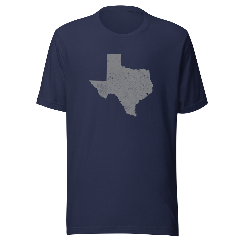 Texas State Distressed Design Unisex T-Shirt Bella Canvas Lone Star State Tee