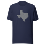Texas State Distressed Design Unisex T-Shirt Bella Canvas Lone Star State Tee