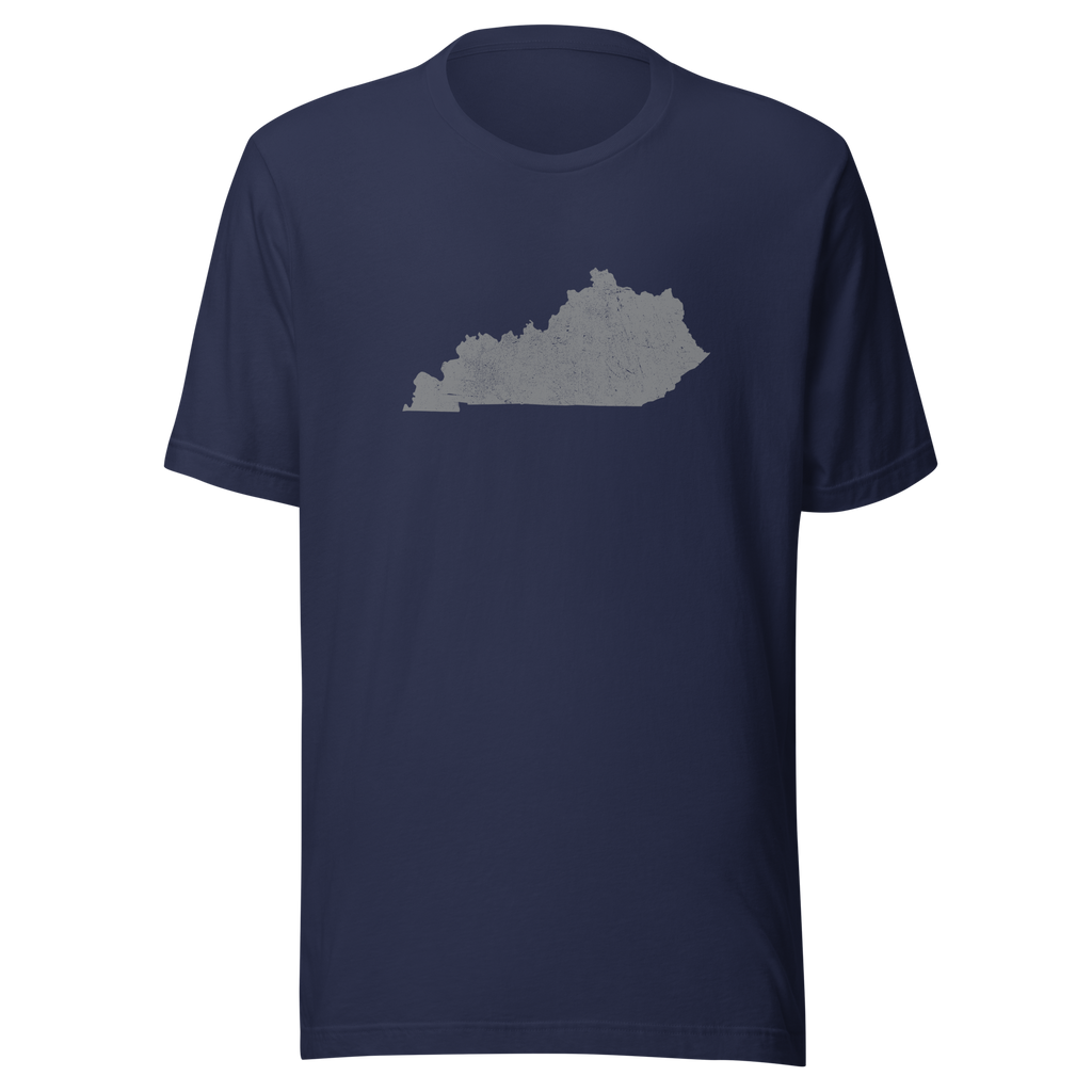 Kentucky State Distressed Design Unisex T-Shirt Bella Canvas Bluegrass State Tee
