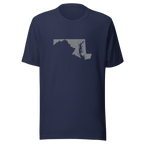 Maryland State Distressed Design Unisex T-Shirt Bella Canvas Old Line State Tee