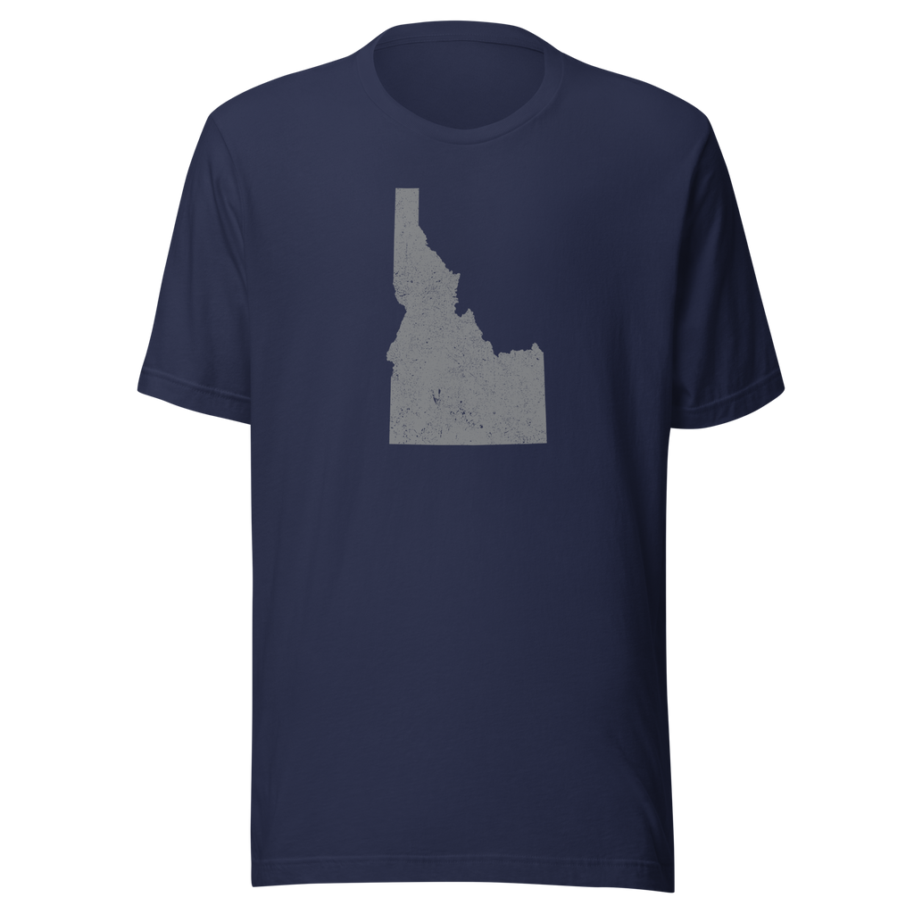Idaho State Distressed Design Unisex T-Shirt Bella Canvas Gem State Tee
