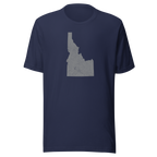 Idaho State Distressed Design Unisex T-Shirt Bella Canvas Gem State Tee