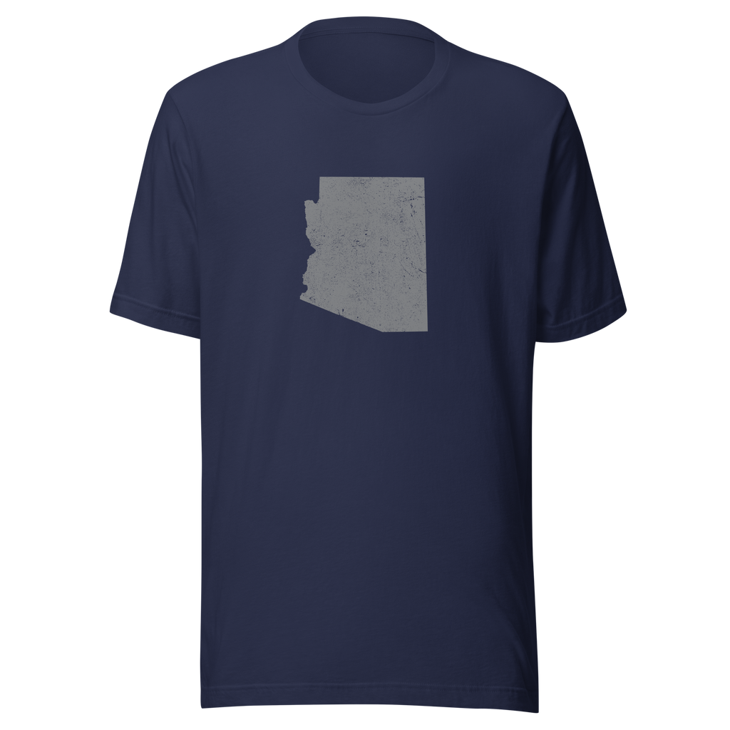 Arizona State Distressed Design Unisex T-Shirt Bella Canvas Grand Canyon State Tee