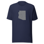 Arizona State Distressed Design Unisex T-Shirt Bella Canvas Grand Canyon State Tee