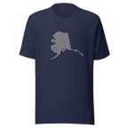 Alaska State Distressed Design Unisex T-Shirt Bella Canvas Last Frontier Tee