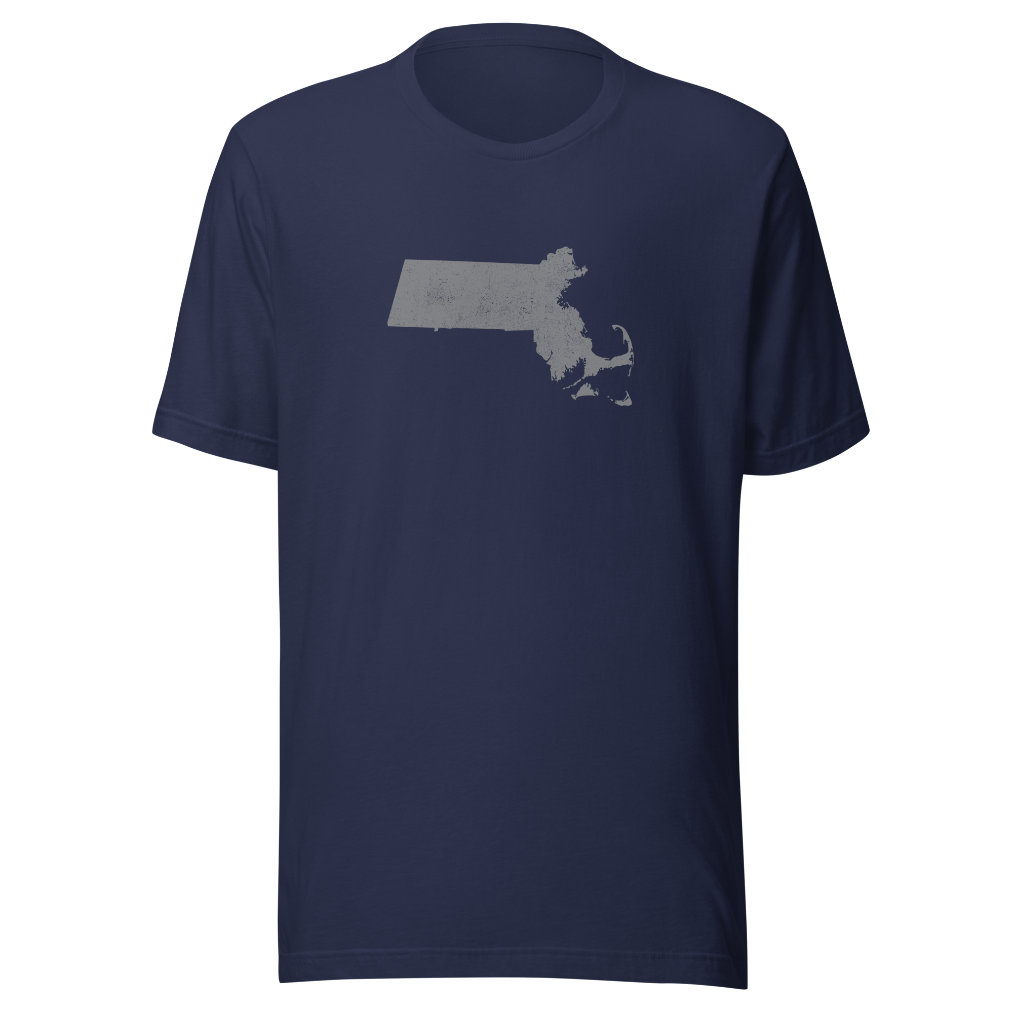 Massachusetts State Distressed Design Unisex T-Shirt Bella Canvas Bay State Tee