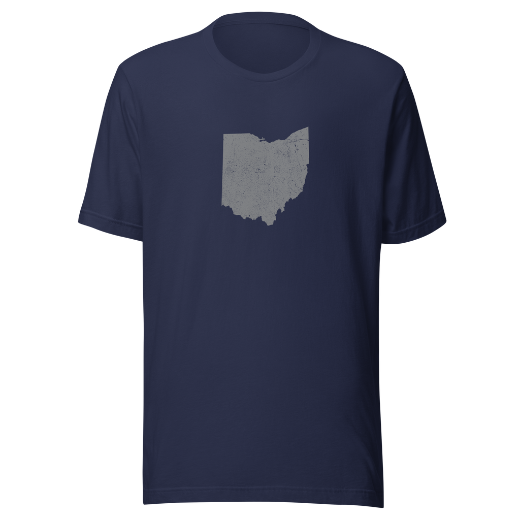 Ohio State Distressed Design Unisex T-Shirt Bella Canvas Buckeye State Tee