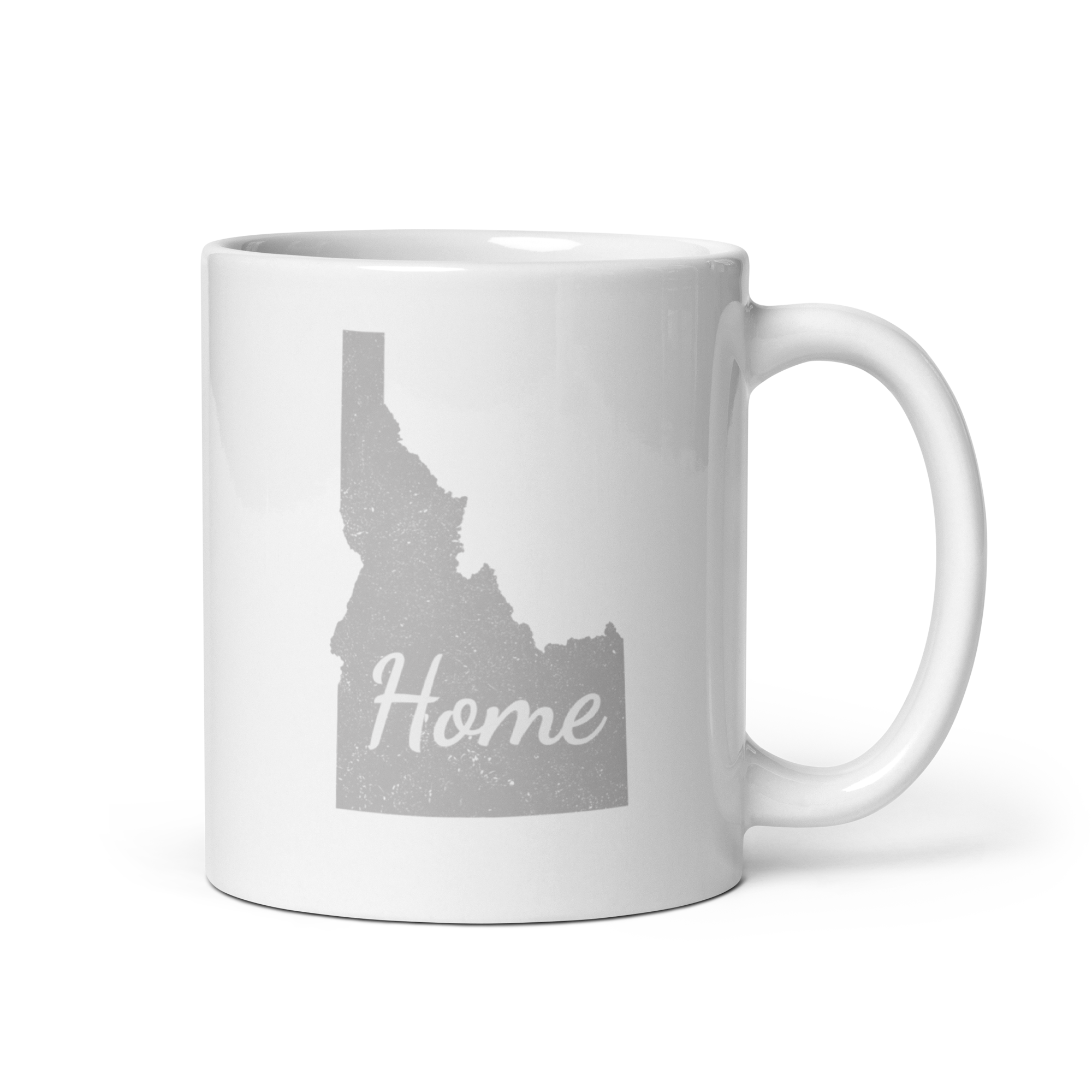 Idaho Home White Glossy Ceramic Coffee Mug State Pride Gem State Gift