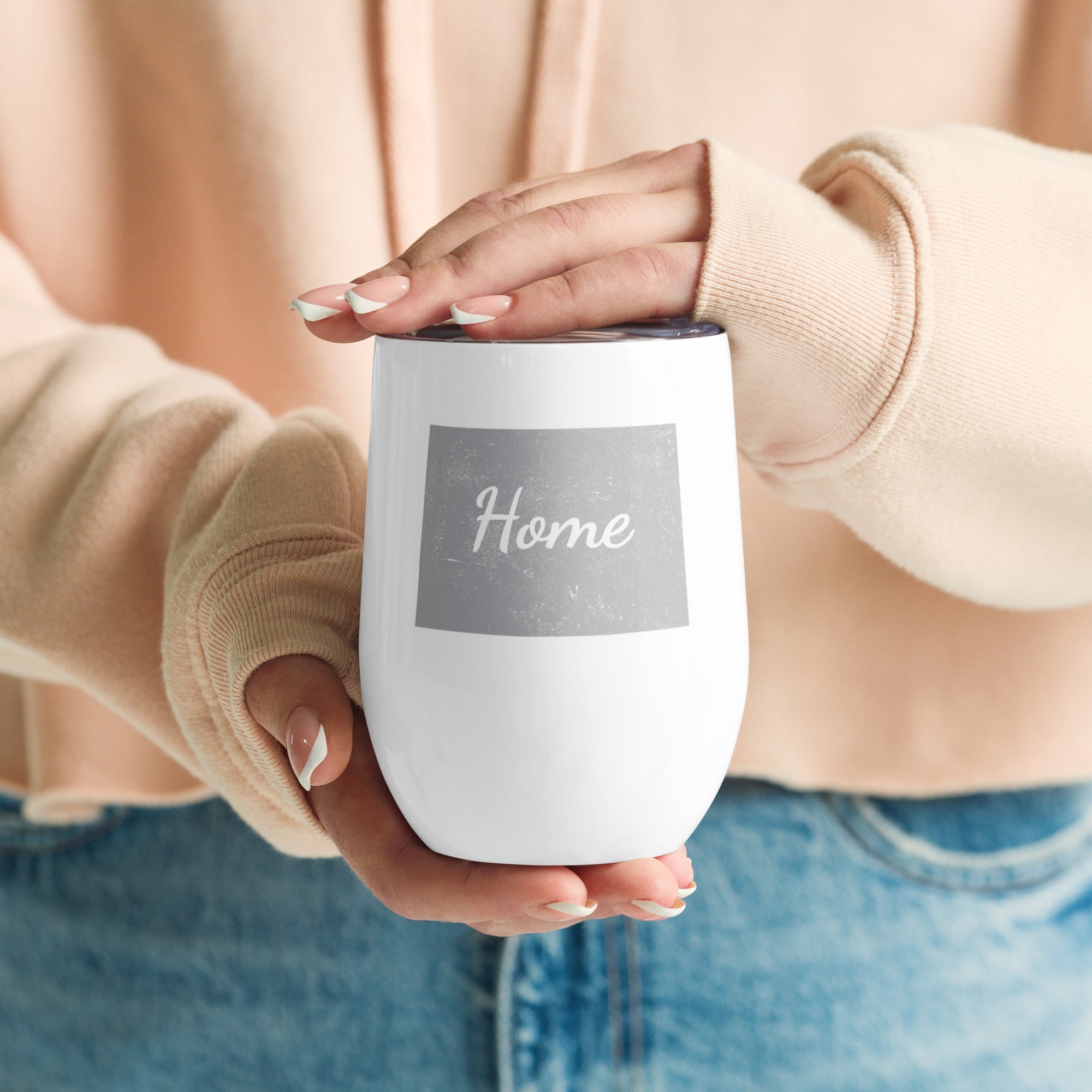 Colorado Home Wine Tumbler Insulated Stainless Steel Centennial State Gift