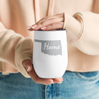Oklahoma Home Wine Tumbler Insulated Stainless Steel Sooner State Gift